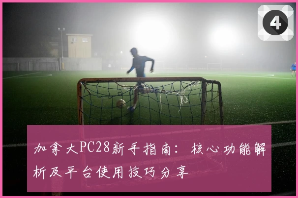 加拿大PC28新手指南：核心功能解析及平台使用技巧分享